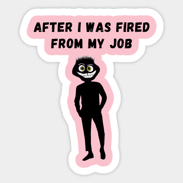 I hate my job Sticker by Wirrr4U